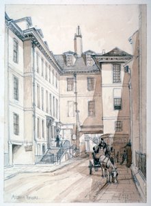 Calle Austin Friars, Ciudad de Londres, 1851 de Thomas Colman Dibdin