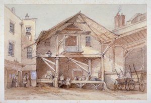 Blossoms Inn, Lawrence Lane, Ciudad de Londres, 1854 de Thomas Colman Dibdin