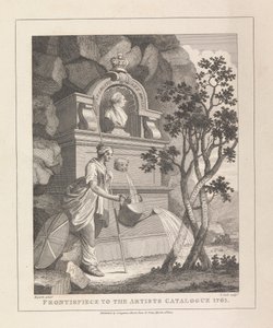 Frontispicio del catálogo del artista, 1761 de Thomas Cook