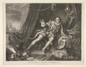 Sr. Garrick en el personaje de Ricardo III