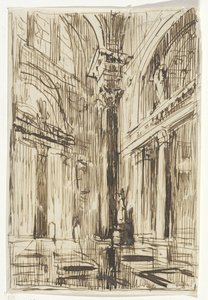 Interior de una iglesia en Roma de Thomas Cool