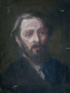 Retrato del escultor Pier Pander (1864-1919) de Thomas Cool