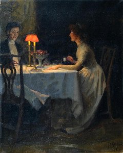 "El tiempo fue" de Thomas Cooper Gotch