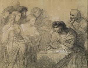 El amor por el oro (La sed de oro) (estudio) de Thomas Couture