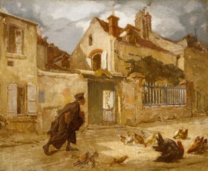 Abogado camino del tribunal de Thomas Couture
