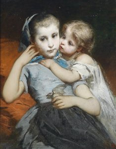 Hermanas, con el monograma T. C. de Thomas Couture