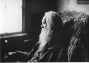 Walt Whitman en Camden, N.J., c.1891 (impresión en plata sobre papel) de Thomas Cowperthwait Eakins