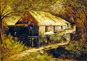 Molino de Dolgelly, Gales del Norte de Thomas Creswick