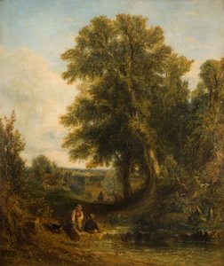 Paisaje inglés, 1829 de Thomas Creswick