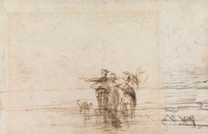 Camarones en la orilla de Thomas Creswick