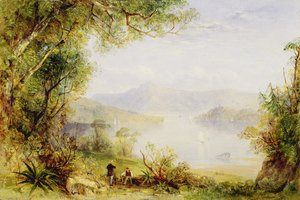 Vista del río Hudson, c.1840-45