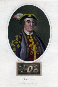 Pascal Paoli, general y patriota corso del siglo XVIII, 1820 de Thomas Dale