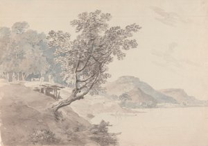 Akbarpur Gaut, cerca de Rhotas, India de Thomas Daniell