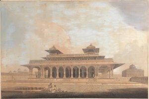 Parte del palacio de Allahbad de Thomas Daniell