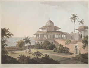 Los Chalees Satoon en el Fuerte de Allahabad en el río Jumna