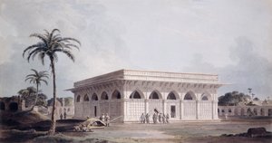 El Chaunsath Khamba Nizamuddin, Delhi de Thomas Daniell