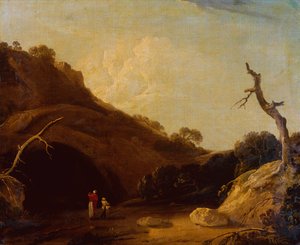 La Entrada a una Cueva Cerca de Gyah de Thomas Daniell