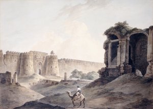 El Purana Qila, Delhi de Thomas Daniell