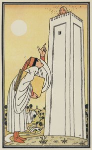 Ilustración para El Decamerón de Boccaccio (litografía en color)