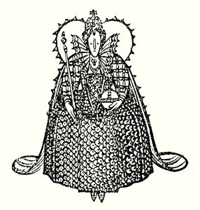 Reina Isabel I (litografía) de Thomas Derrick