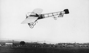 Cattaneo compitiendo por el premio de distancia en Lanark, agosto de 1910