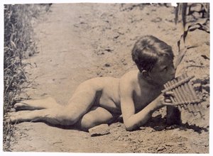 Ben Crowell Estudio para Arcadia, c. 1883 de Thomas Eakins