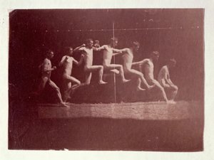 Fotografías de la rueda de Marey de George Reynolds, 1884 de Thomas Eakins