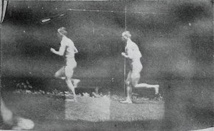 Fotografías de la rueda de Marey de Jesse Godley, 1884 de Thomas Eakins