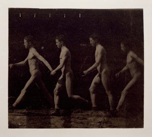 Fotografías de la rueda de Marey de modelo no identificado de Thomas Eakins