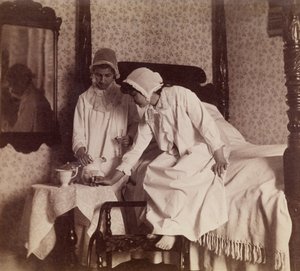 [La señorita Van Buren y la señorita Willoughby] de Thomas Eakins