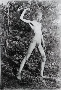 Lanzador de rocas, c. 1883 de Thomas Eakins