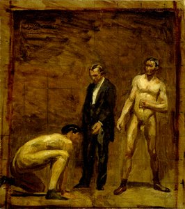Estudio para «Taking the Count» de Thomas Eakins