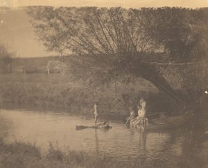 [Susan Macdowell y los niños Crowell en Avondale, Pensilvania] de Thomas Eakins