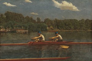Los hermanos Biglin compitiendo de Thomas Eakins