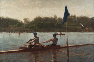 Los hermanos Biglin dan la vuelta a la tortilla de Thomas Eakins