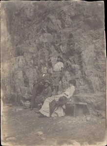 [William H. Macdowell y Margaret Eakins en Saltville o Clinch Mountain, Virginia], 1880-82 de Thomas Eakins.