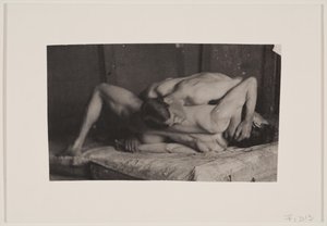 Luchadores en el estudio de Eakins, ca. 1899