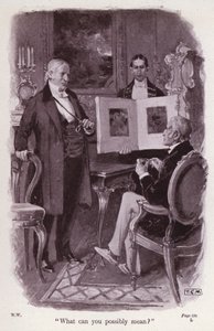 Ilustración para La Mujer de Blanco de Wilkie Collins (litografía) de Thomas Eyre Macklin