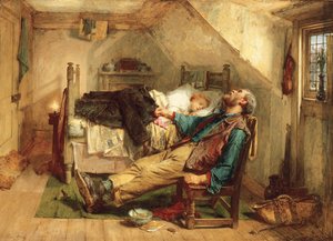 Agotado de Thomas Faed