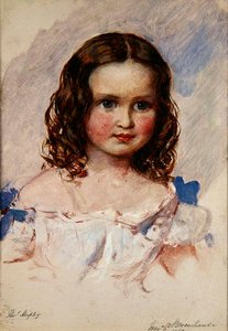 Retrato de una niña joven