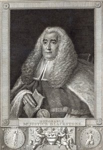 Honorable Sr. Juez Blackstone, grabado por Hall de Thomas Gainsborough