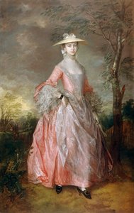Mary Countess Howe, c.1760 (óleo sobre lienzo) de Thomas Gainsborough
