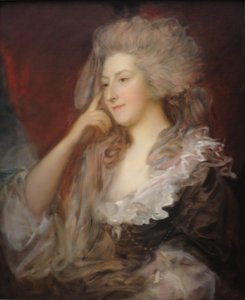 Mrs. Maria Anne Fitzherbert por Thomas Gainsborough, 1784