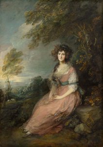 Sra. Richard Brinsley Sheridan, 1785-1787 de Thomas Gainsborough