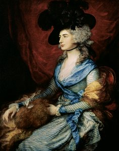 Sra. Sarah Siddons, la actriz (1755-1831), 1785 de Thomas Gainsborough