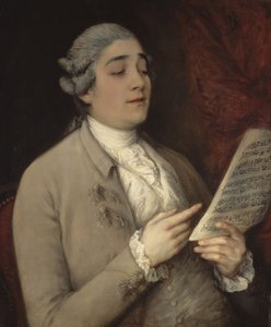 Retrato de Giusto Ferdinando Tenducci 1736-1790, conocido como il Senesino, ca 1770