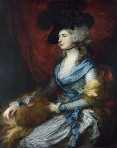 Retrato de Sarah Siddons (1755-1831) de Thomas Gainsborough