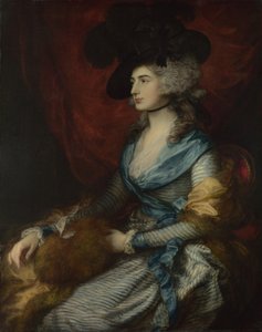 Retrato de Sarah Siddons, 1785 de Thomas Gainsborough