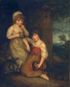 Joven Hobbinol y Ganderetta, c.1788 de Thomas Gainsborough