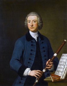 Lewis Christian Austin Granom (1722-1763) fue un músico, trompetista y flautista del siglo XVIII por Thomas Gibson de Thomas Gibson